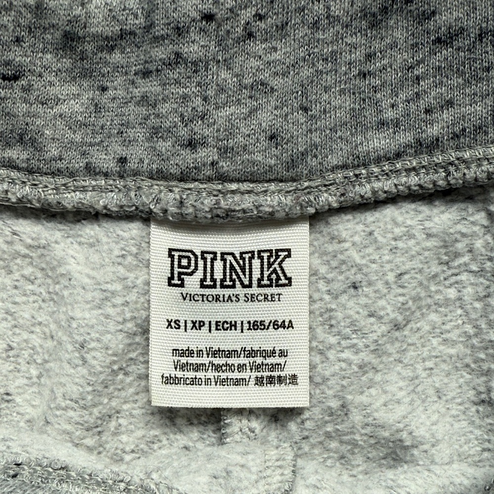 Victoria's Secret Pink Light Gray Women’s Joggers Size XS - Picture 2 of 5